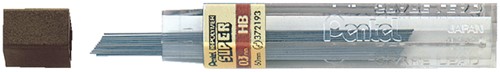 Potloodstiften 0,3mm HB koker/12 Pentel 