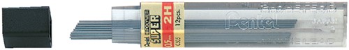 Potloodstiften 0,5mm 2H Pentel 