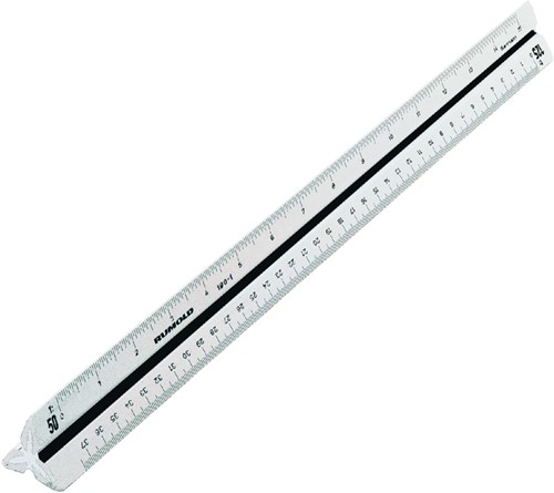 Schaalstok Rumold 1:100 t/m 1:500