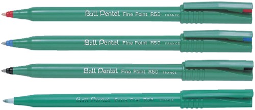 Rollerball Pentel R50 rood-2