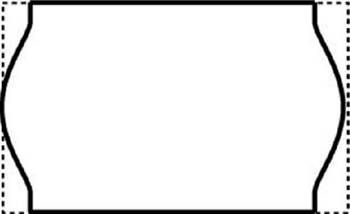 Etiket prijstang 26x16mm afneembaar rol/1000-2