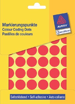 Avery-Zweckform etiketten rond in bureauverpakking