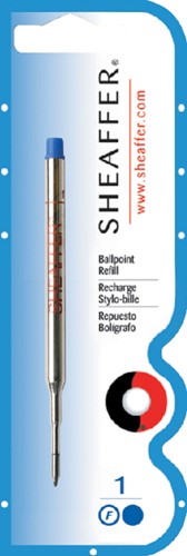 Balpenvulling sheaffer F "K" blauw