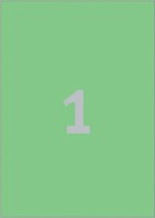 Etiket A4 210x297mm 3472 ds/100 groen-2