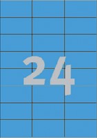 Etiket A4  70x 37mm 3449 ds/2400 blauw-2