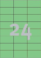 Etiket A4  70x 37mm 3450 ds/2400 groen-2