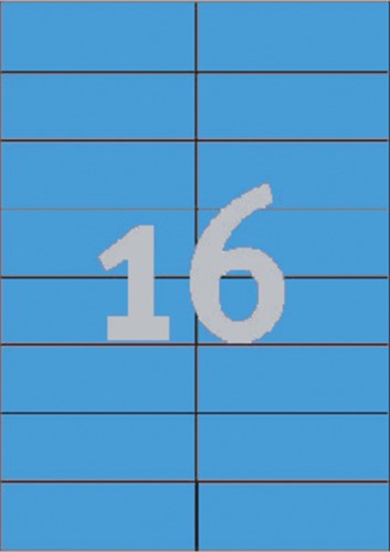 Etiket A4 105x 37mm 3453 ds/1600 blauw-2