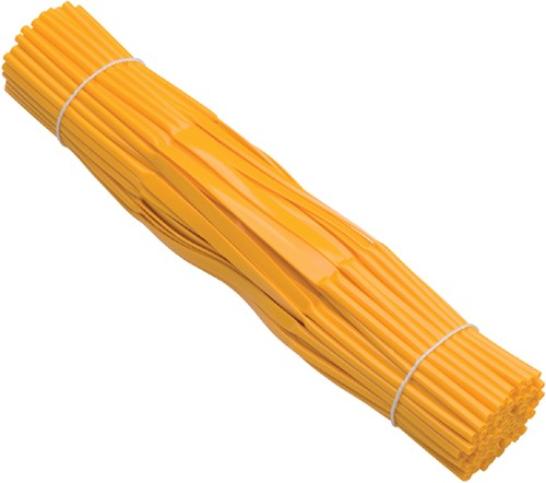 Jalemaclip slangetjes geel ds/100