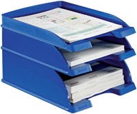 Brievenbakje Leitz plus Slim A4 5237 blauw-3