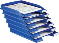 Brievenbakje Leitz plus Slim A4 5237 blauw