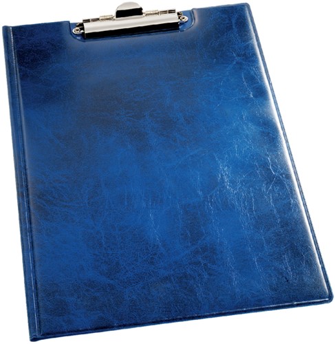 Klembordmap A4 Durable 2355 met kopklem en insteek blauw