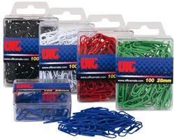 OIC paperclips geplastificeerd
