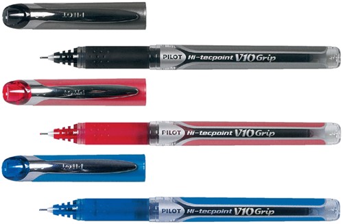 Rollerball Pilot Hi-tecpoint BXGPN-V10 0.6mm zwart-2