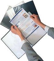 Showalbum A4 Rillstab 30 tassen buitenzijde transparant-2