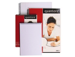 Quantore schrijfblok met dubbelspiraal