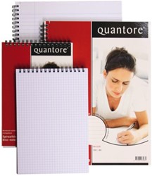 Quantore schrijfblok met dubbelspiraal