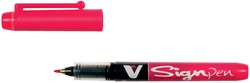 Fineliner Pilot V Signpen 0.6mm rood