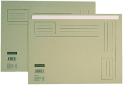 Dossieromslag folio zichtrand grijs