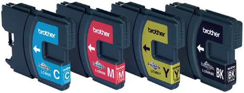 Inktcartridge Brother LC980 Value Pack 1xzwart/3xkleur-2