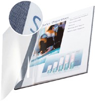 Inbindomslag Leitz 3.5mm soepel blauw ds/10