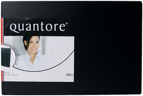 Ringband A3 4r. 25mm liggend zwart Quantore-3