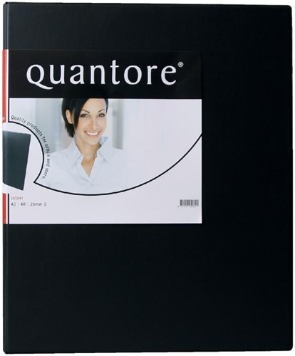 Ringband A3 4r. 25mm staand zwart Quantore-3