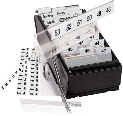 Indextabs 3L 10503 10x150mm zelfklevend wit set/5