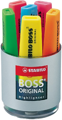 Tekstmarker STABILO Boss Original 7006 set/6
