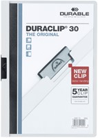 Klemmap A4 Duraclip 2200 30vel wit