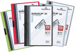 Klemmap A4 Duraclip 2200 30vel assorti