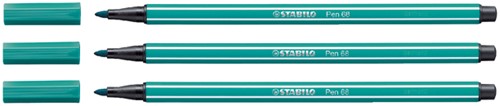 Viltstift STABILO Pen 68/51 turquoise blauw