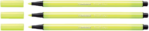 Viltstift STABILO Pen 68/024 neon geel