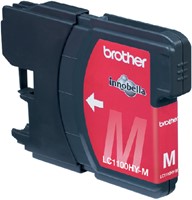 Inktcartridge Brother LC1100HCM magenta (tbv A3 machine's)-2