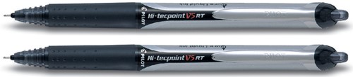 Rollerball Pilot Hi-tecpoint BXRT-V5 drukknop 0.25mm zwart