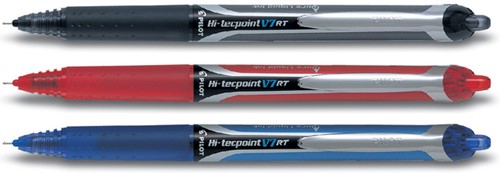 Rollerball Pilot Hi-tecpoint BXRT-V7 drukknop 0.35mm blauw-2