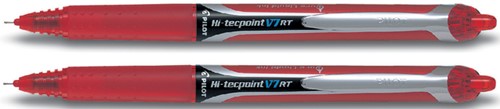 Rollerball Pilot Hi-tecpoint BXRT-V7 drukknop 0.35mm rood