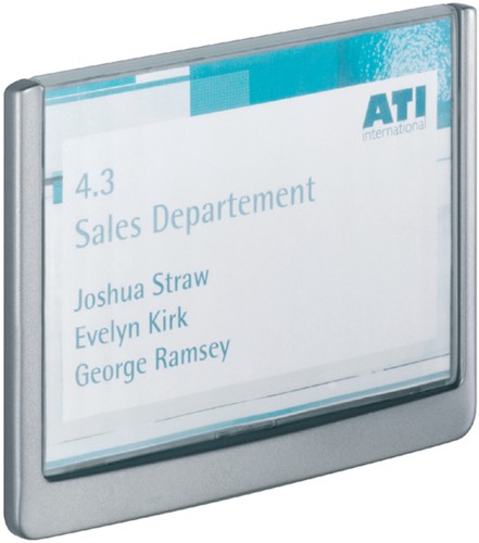 Deurbordje Durable Click Sign 149 x105.5mm grafiet 
