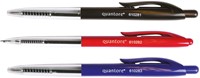Balpen Quantore met drukknop assorti pk/10-2