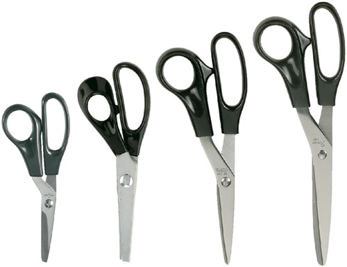 Schaar rvs zwart handvat 190mm Quantore-2