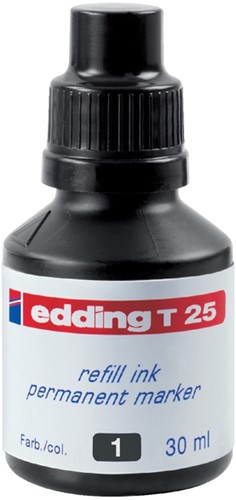 Inkt Edding T-25 zwart