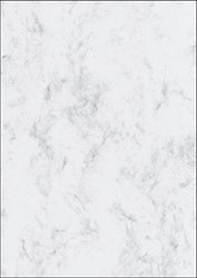 Designpapier Sigel A4 90gr marmer grijs pak/100