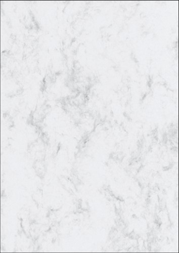Designpapier Sigel A4 90gr marmer grijs pak/100