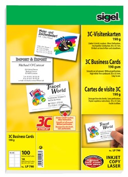 Sigel visitekaartjes