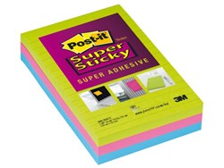 Post-it Super Sticky memoblok met lijnen