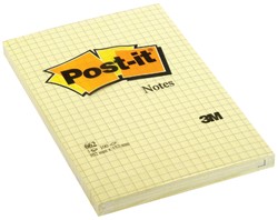 Post-it Notes memoblok met lijnen/ruit