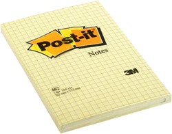 Post-it Notes memoblok met lijnen/ruit