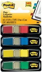 Post-it Indextabs 4x12mm assorti pk/140