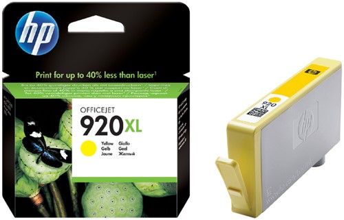 Inktcartridge HP CD974AE (920XL) geel
