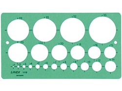 Linex cirkelsjabloon 1118