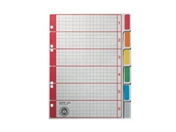 Leitz tabbladen karton 4-gaats